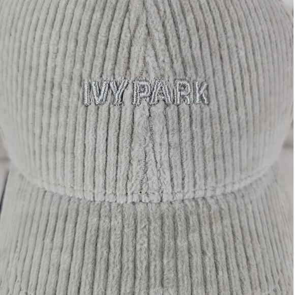 ADIDAS IVY PARK Strapback Corduroy Gray Cap Hat - Rare, Trendy and Comfortable - Picture 2 of 11